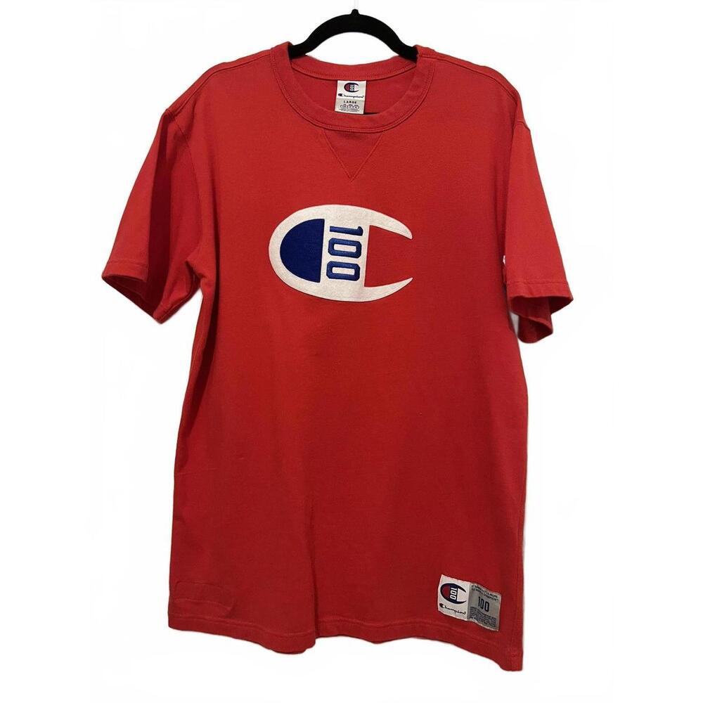 Champion 100 Years Commemorative T-Shirt - Size Large